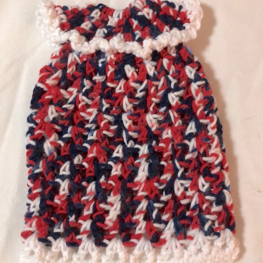 Hand Crochet Liquid Dish Soap Dress.